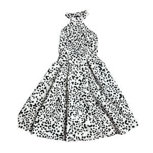 Keepsake the Label City Heat Ivory and Black Print Dress XXS